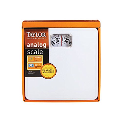 White Analog Scale 300 Lb. Capacity T778