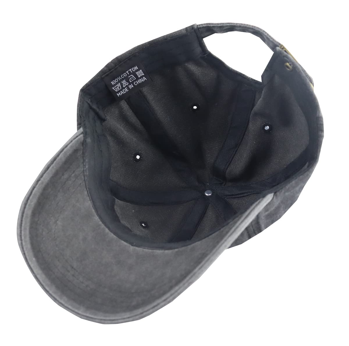 Adjustable Washed Embroidered Vintage Cotton Baseball Cap W7873