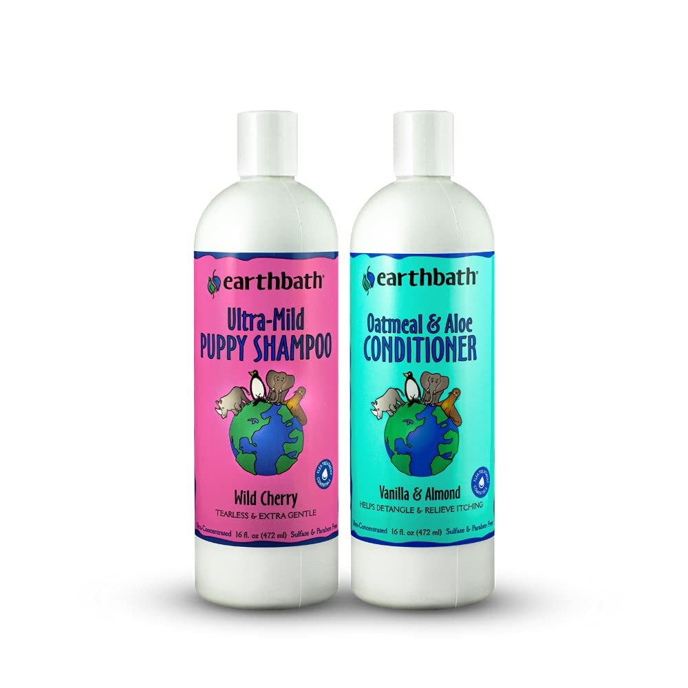 Ultra-Mild Puppy Shampoo and Oatmeal & Aloe, 16 Oz U5729