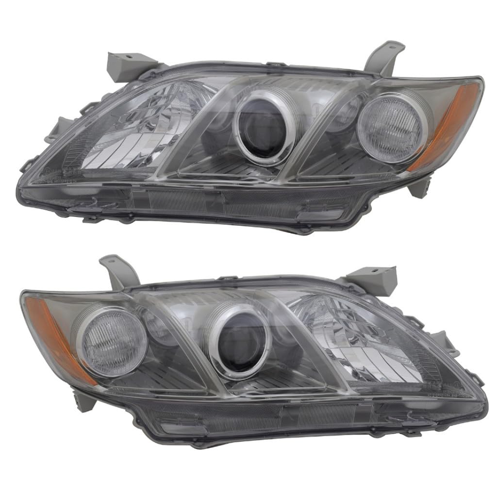 Toyota Camry 2007 2008 2009 Headlight Driver and Passenger Side Pair U4055