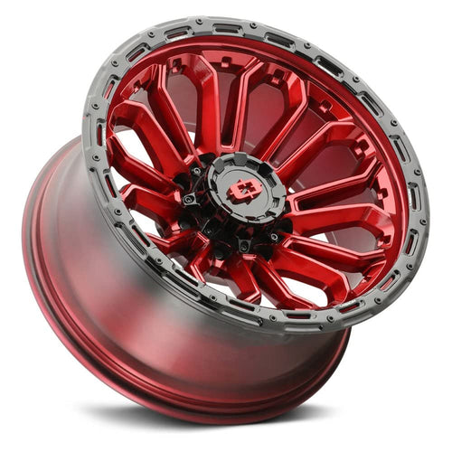 20x9 8x170 +12mm Red Wheel Rim 20" Z6835