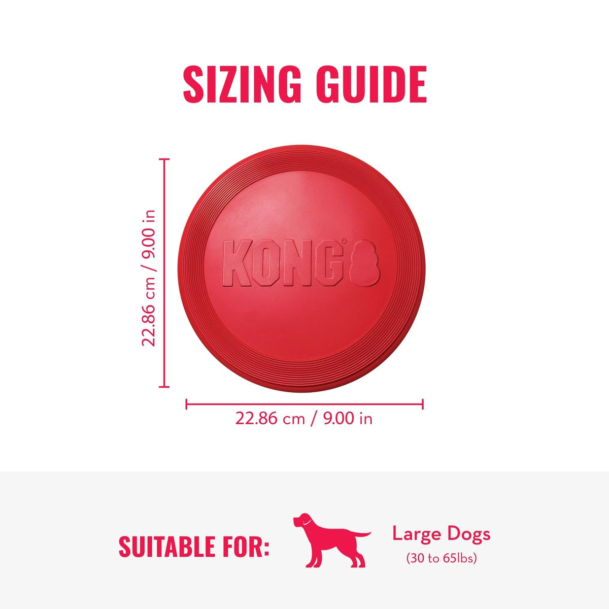 Natural Rubber Flying Disc Fetch Toy M9530