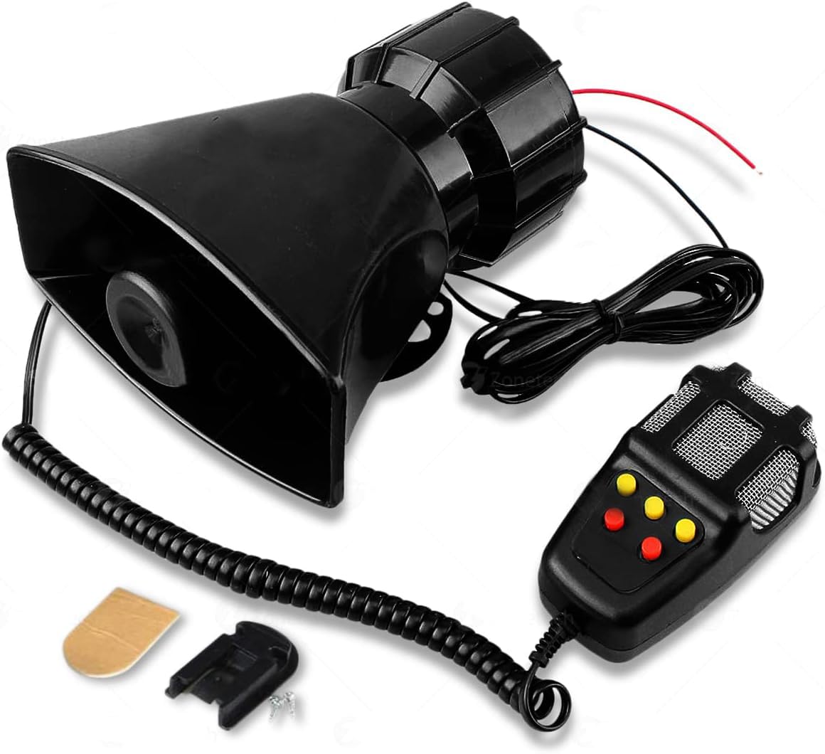 Car Siren Horn with Mic PA Speaker System L241286