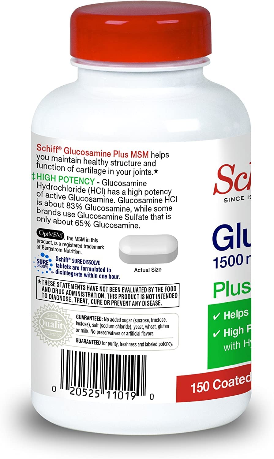 Glucosamine MSM Hyaluronic Acid Joint Supplement A147