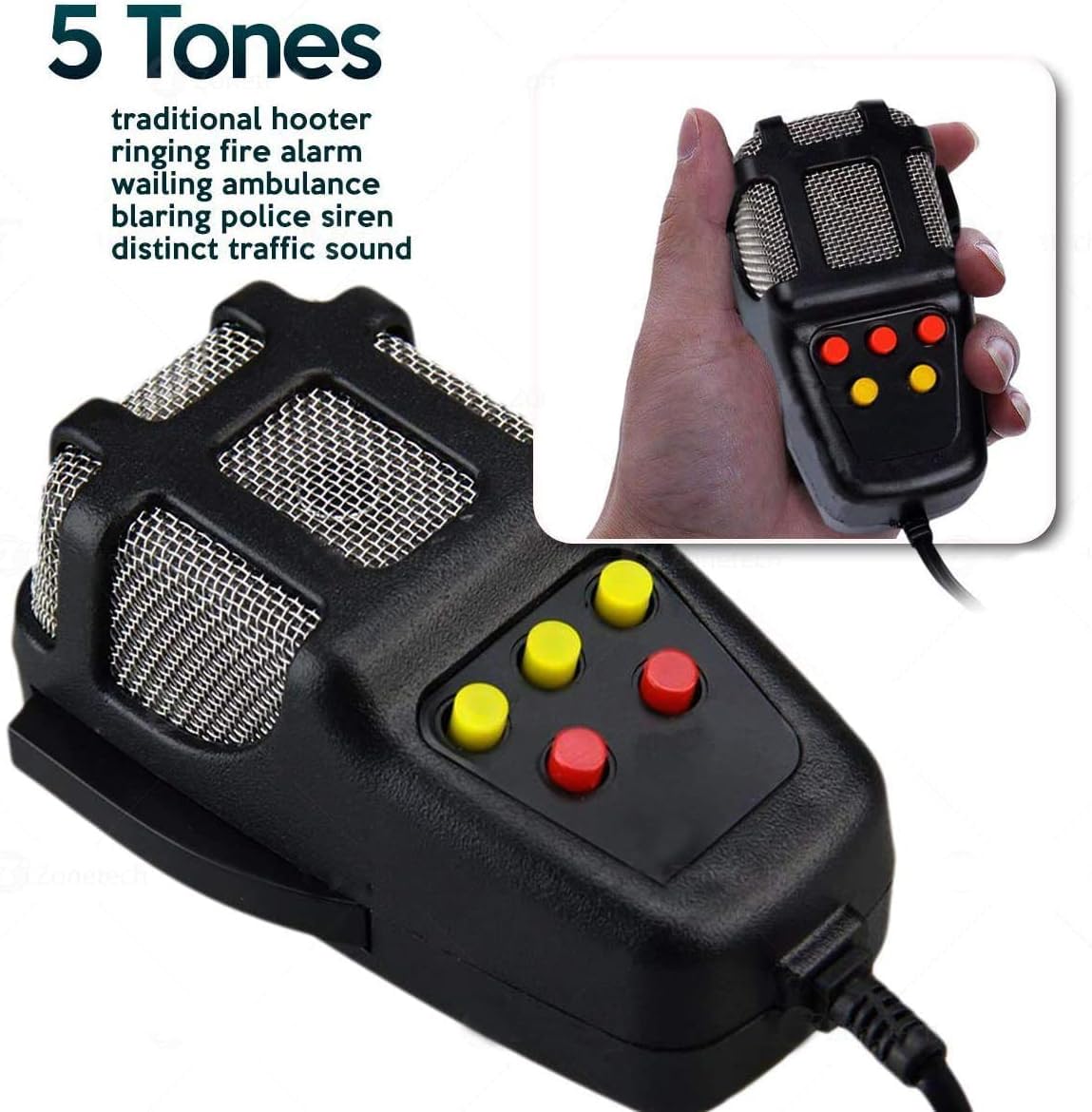 Car Siren Horn with Mic PA Speaker System L241286