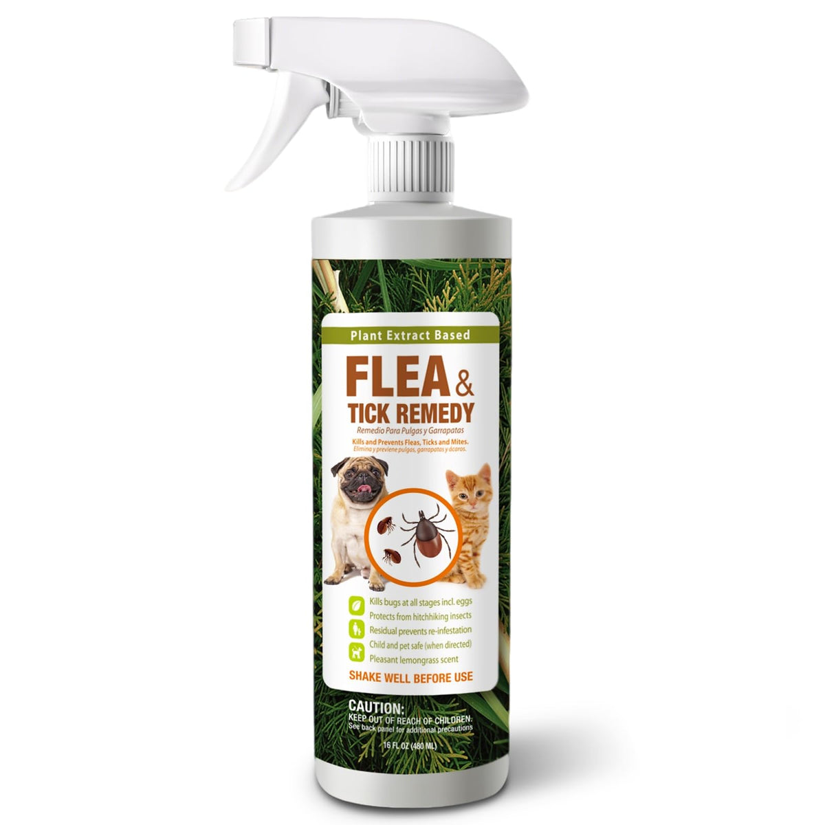 Flea & Tick Removal Spray 16oz U449