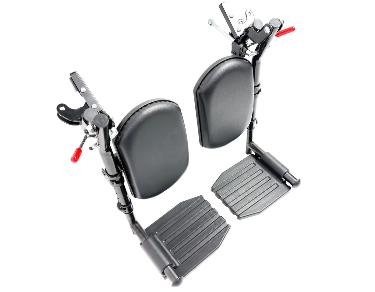 Black Padded Wheelchair Elevating Leg Rest C61451