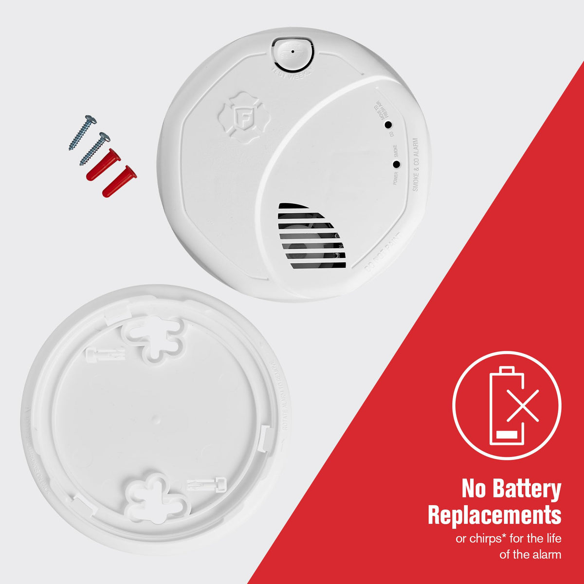10-Year Battery Combination Smoke & Carbon Monoxide Alarm B660520