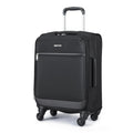 18" Medium Expandable Softside Suitcase with Spinner Wheels, Black X145015