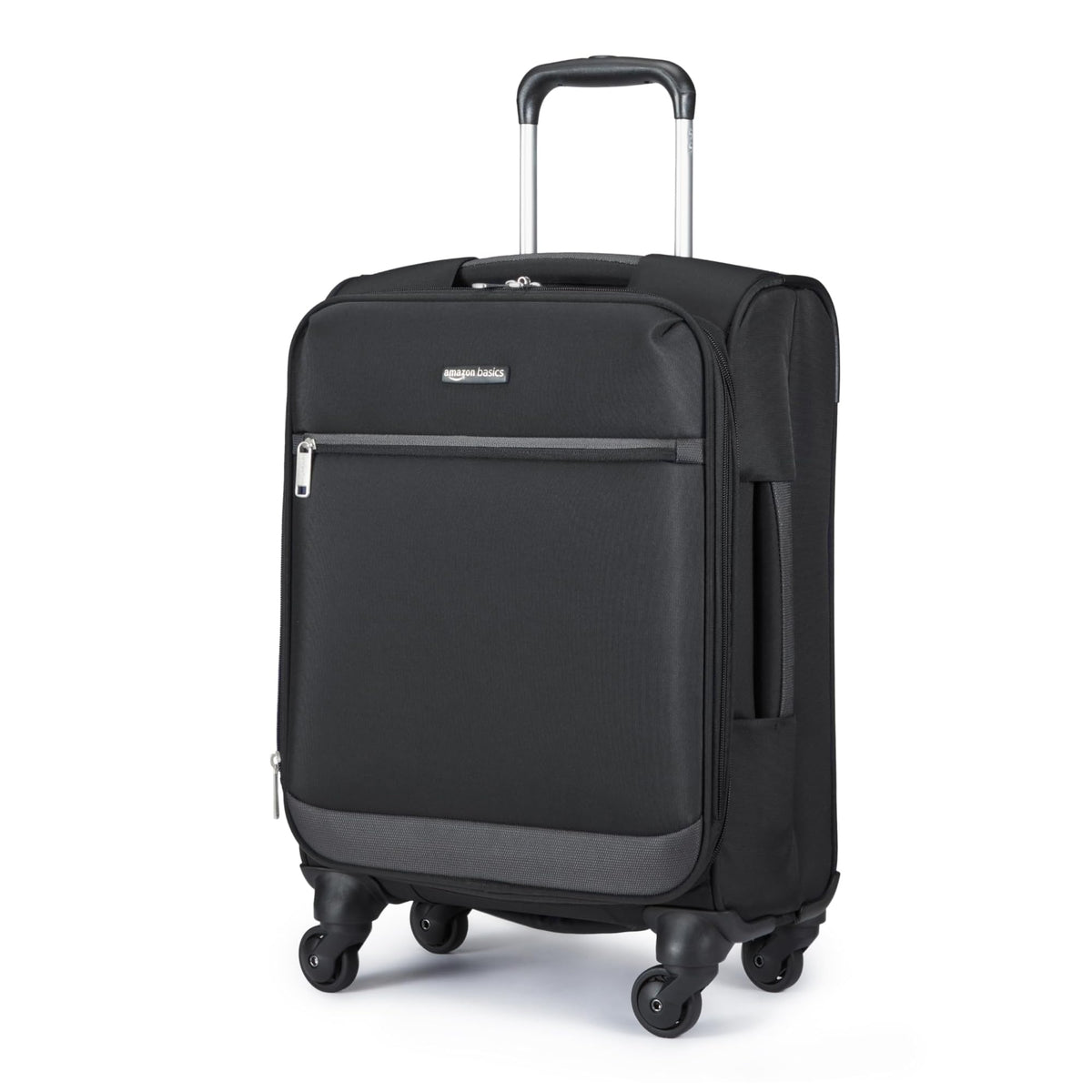 18" Medium Expandable Softside Suitcase with Spinner Wheels, Black X145015