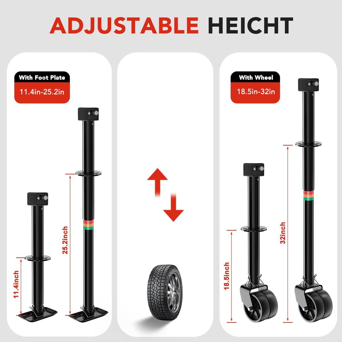 A-Frame Trailer Jack 2-in-1 F544903