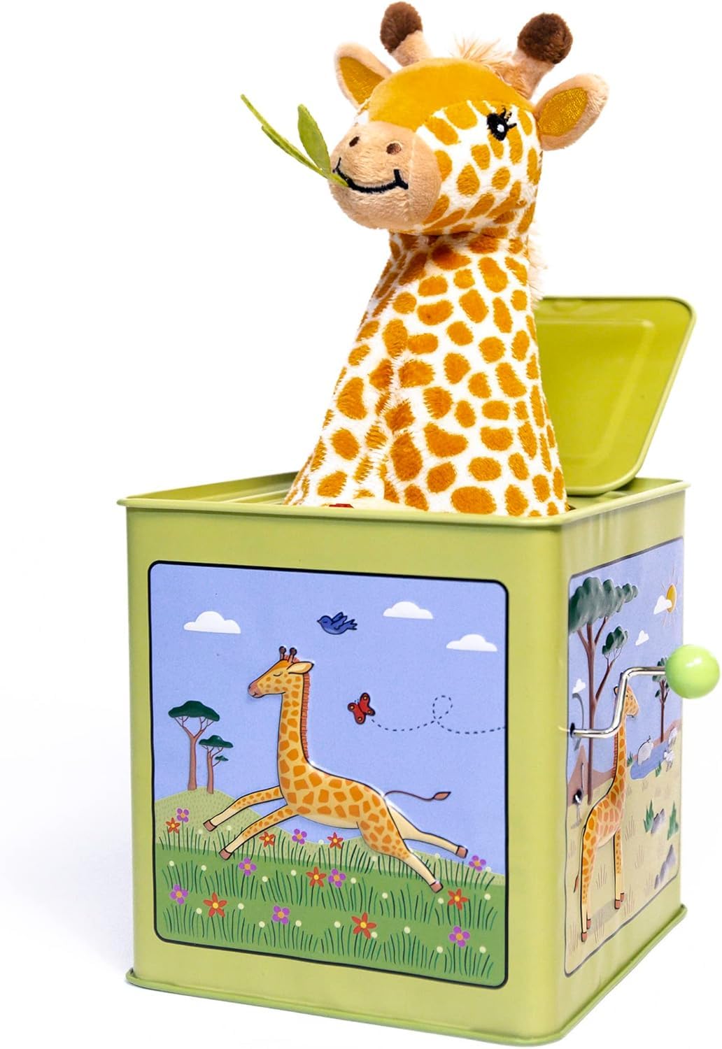 Giraffe Jack in the Box Tin Musical Toy M164124