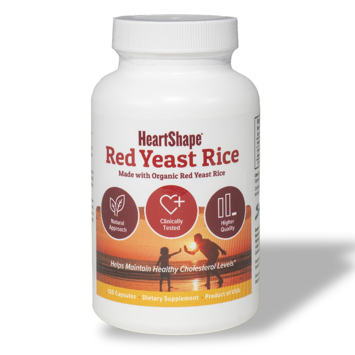 Red Yeast Rice Supplement 1,200 mg Organic Non-GMO 120 Capsules O5046