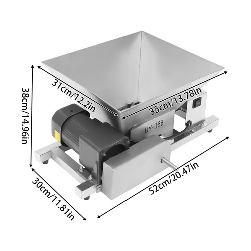 110V 60W 4L Stainless Steel Electric Fruit Crusher M3243