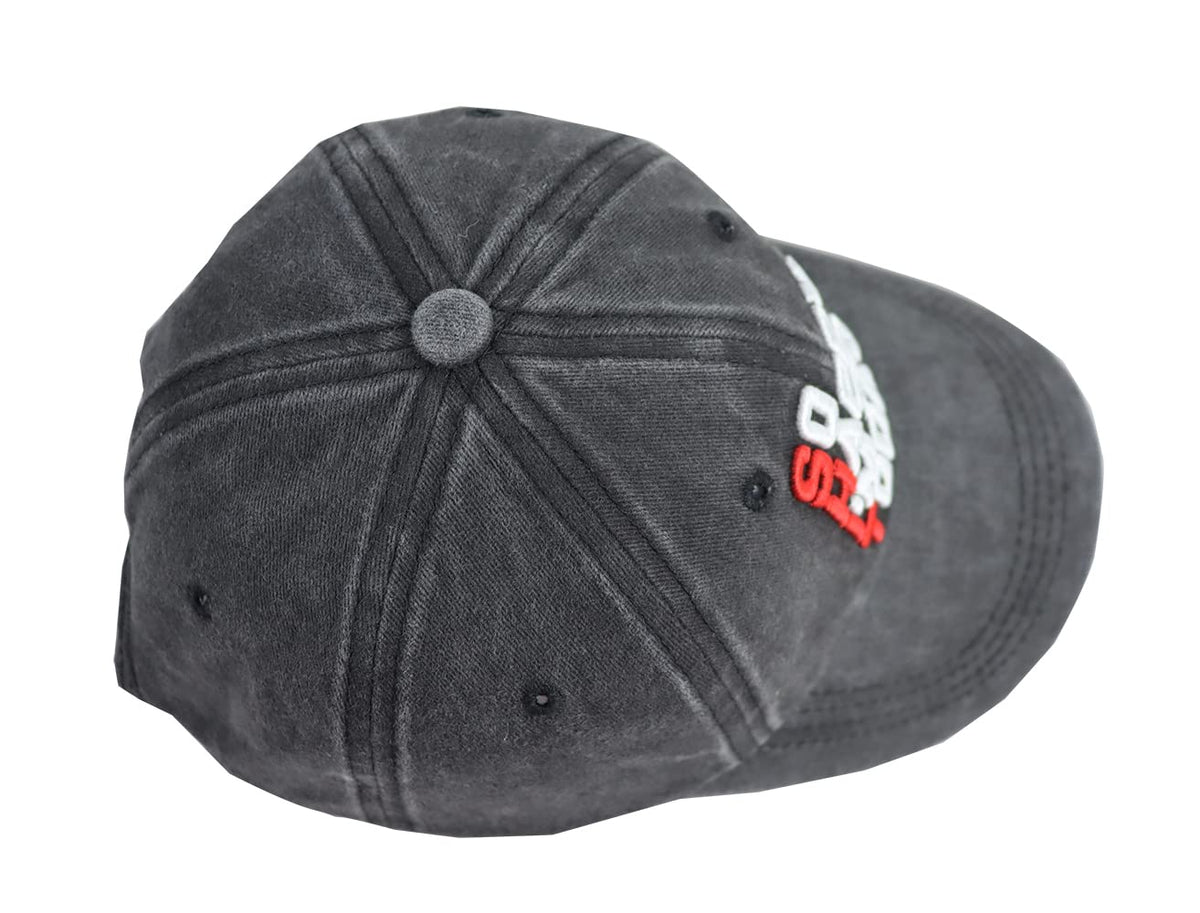 Adjustable Washed Embroidered Vintage Cotton Baseball Cap W7873