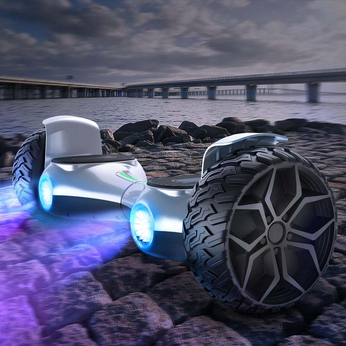 8.5" Offroad Hoverboard with Lights and Bluetooth I516487
