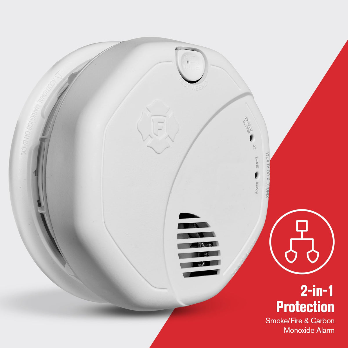 10-Year Battery Combination Smoke & Carbon Monoxide Alarm B660520