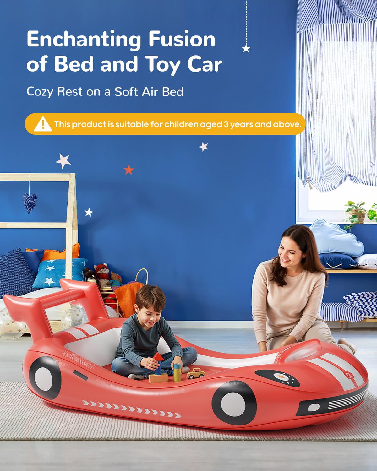 Inflatable Toddler Travel Bed with Electric Pump K662
