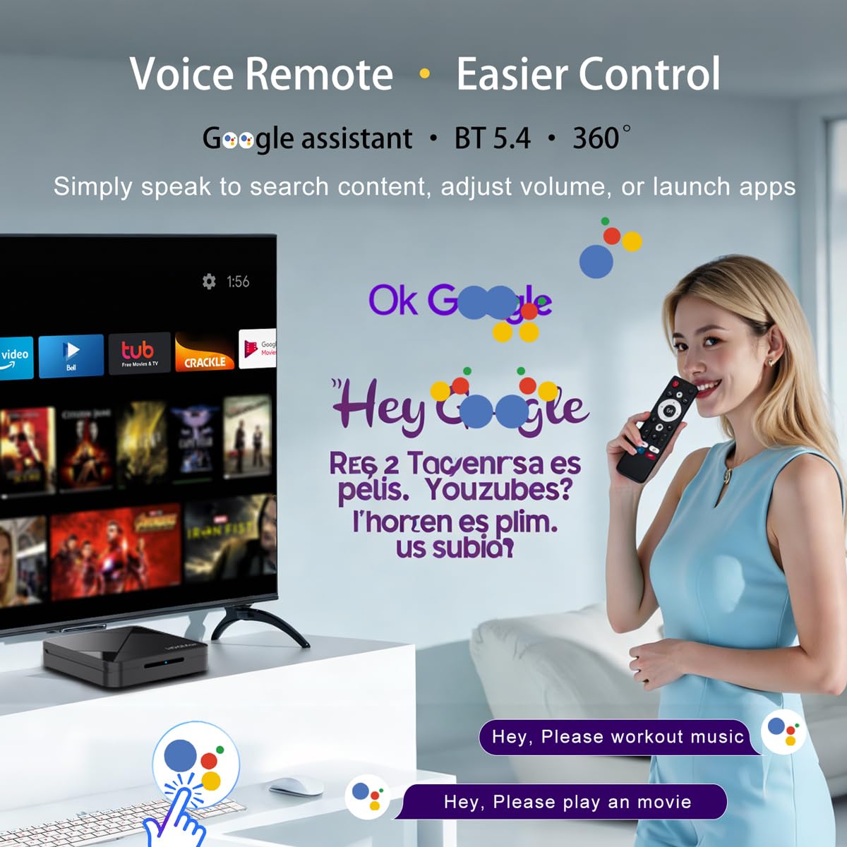 Android 14.0 4K Ultra HD TV Box U680