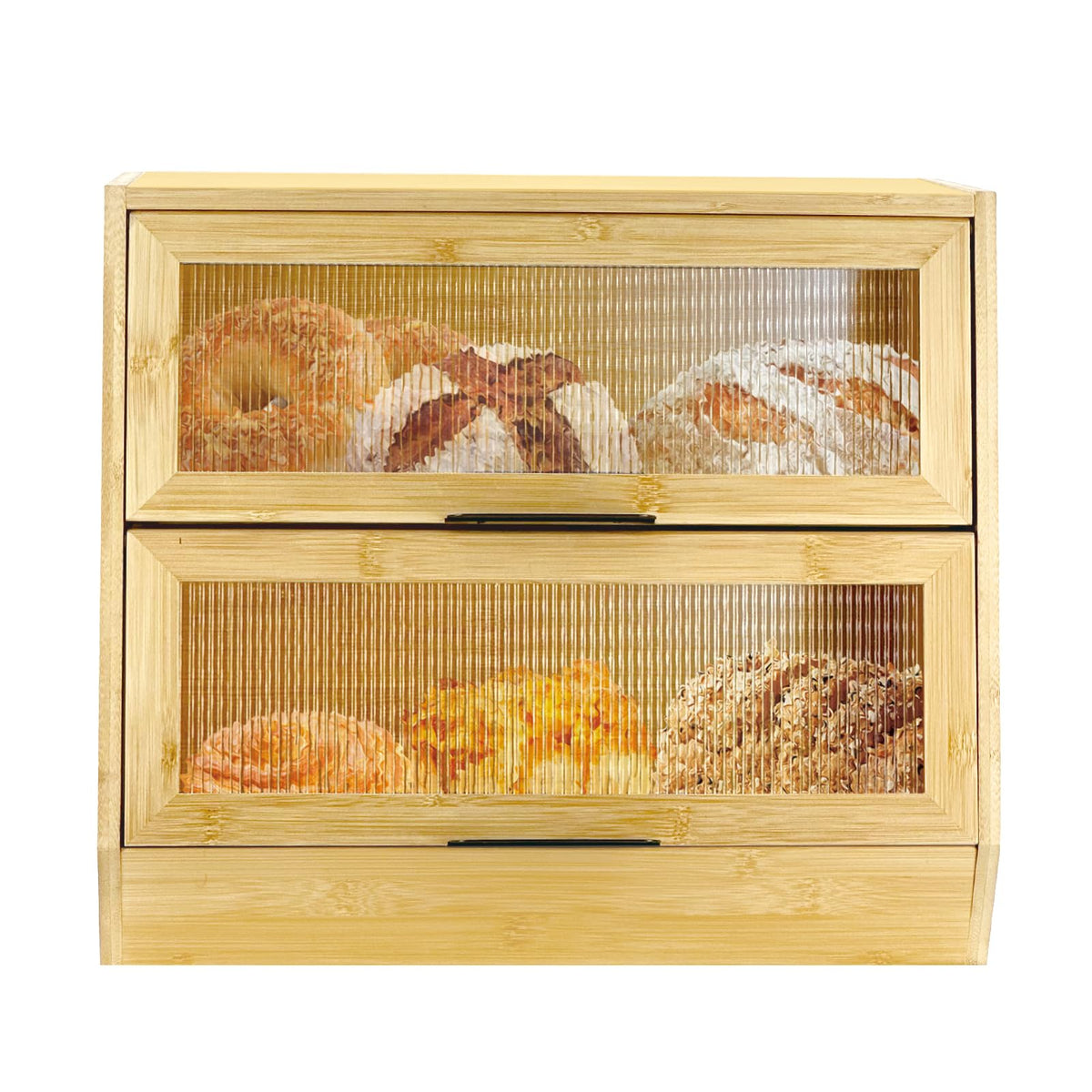 Wooden Bread Box with Window P382676
