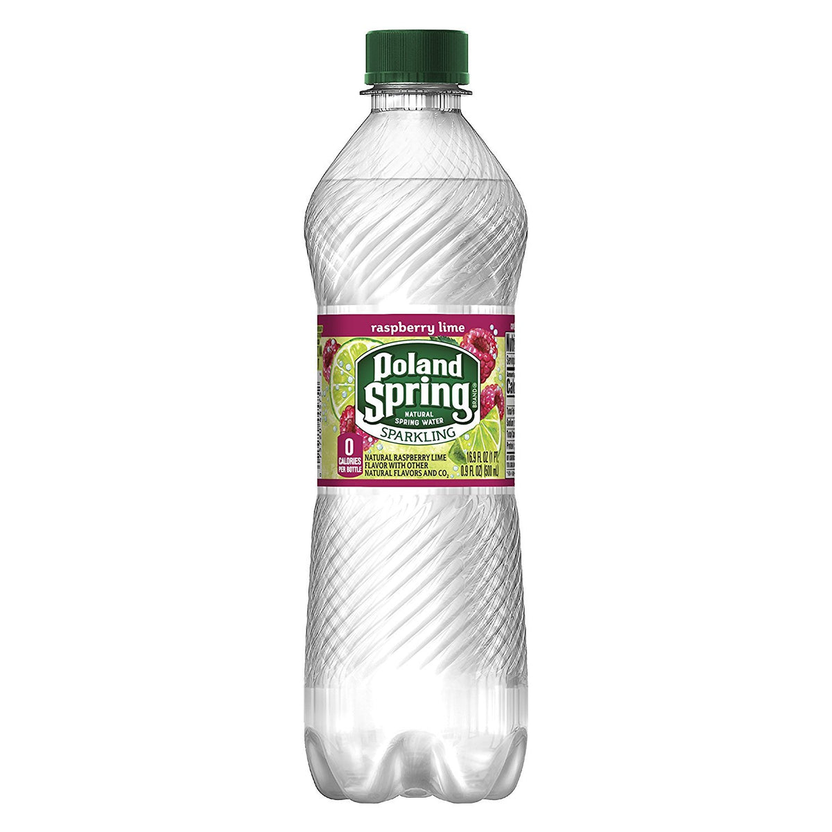 Sparkling Spring Water Raspberry Lime 16.9 Ounce Pack of 8 W329440