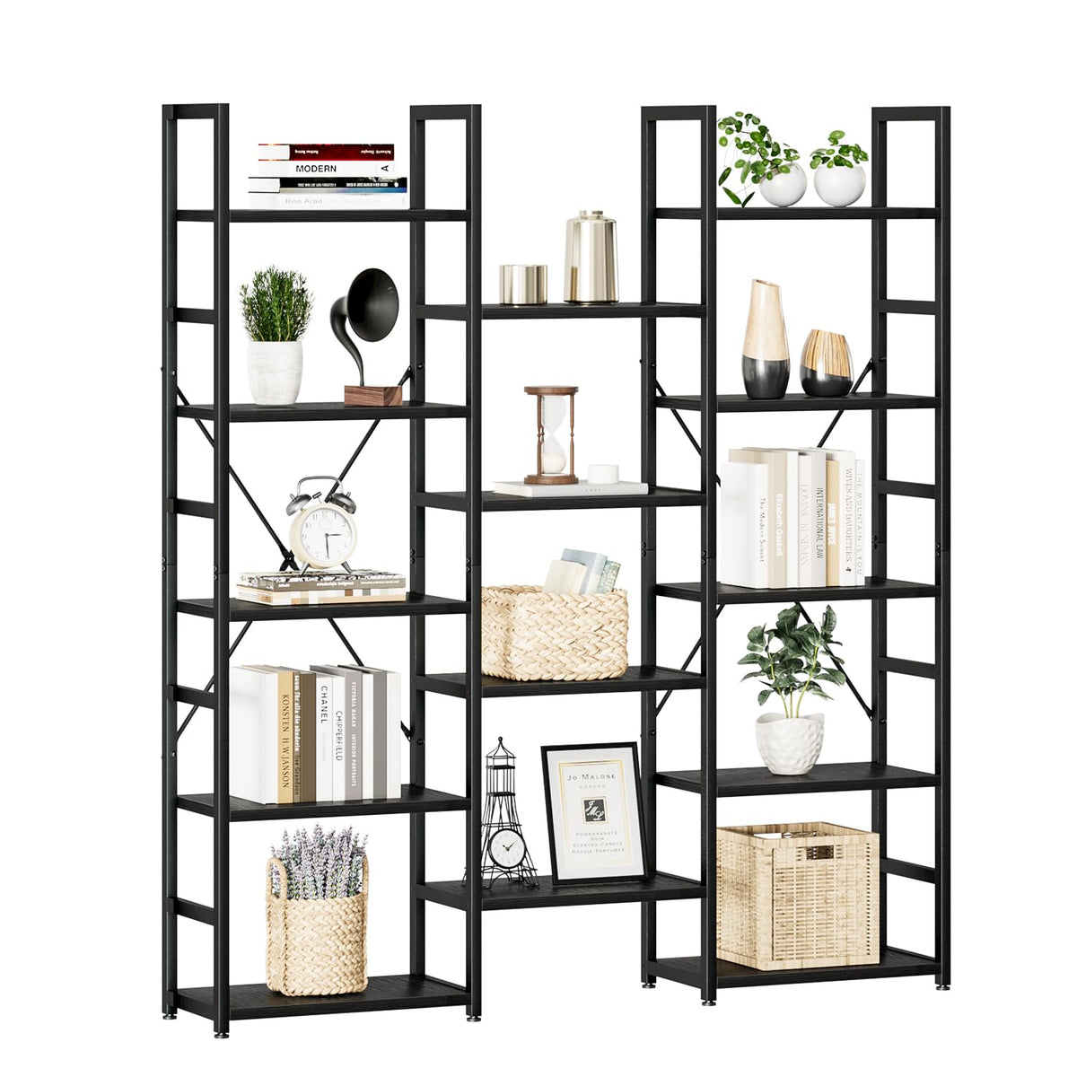Black 5 Tier Bookshelf D824761