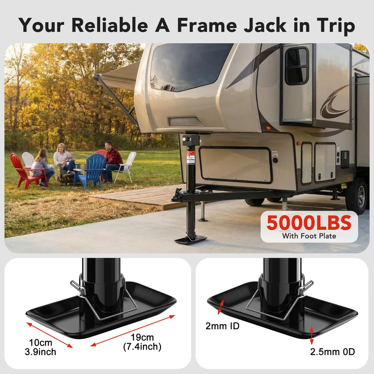 A-Frame Trailer Jack 2-in-1 F544903