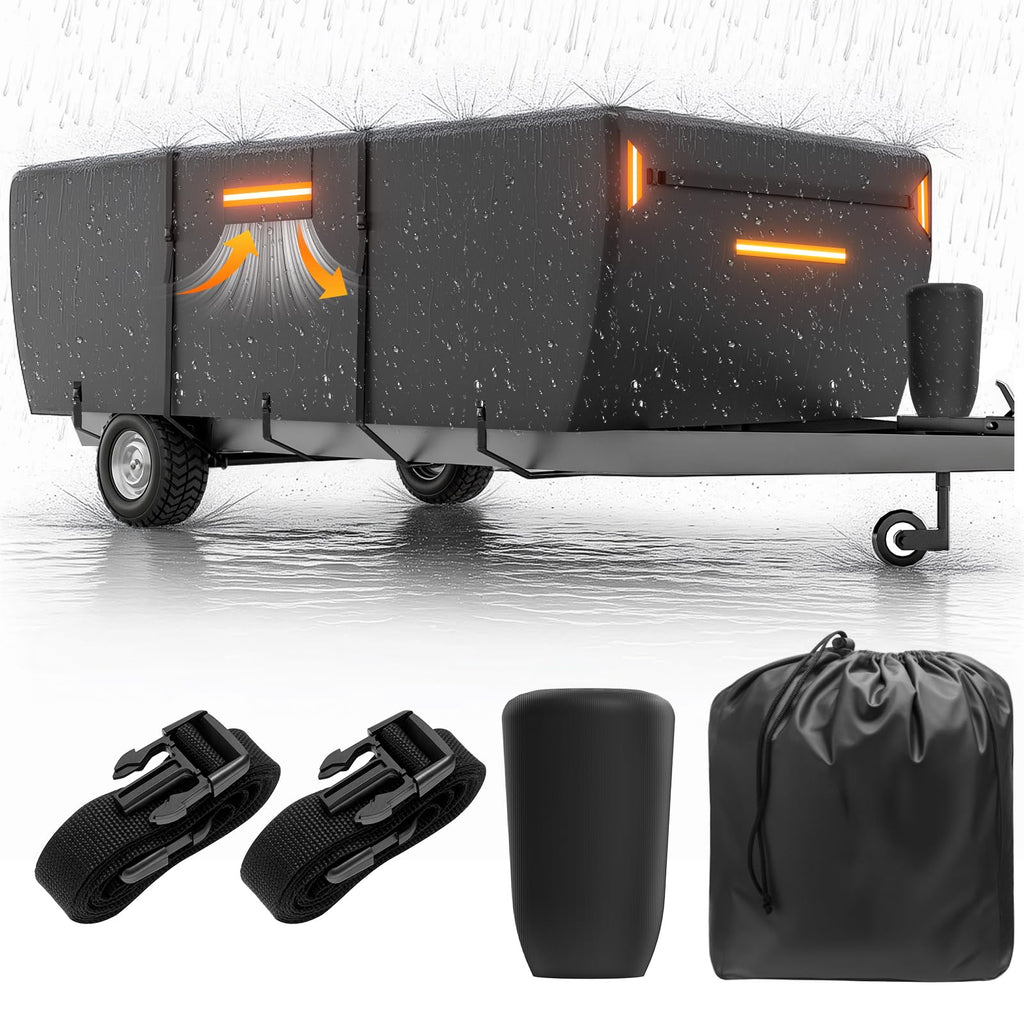12-14 ft Pop Up Camper Cover 7 Layers Oxford Waterproof V127