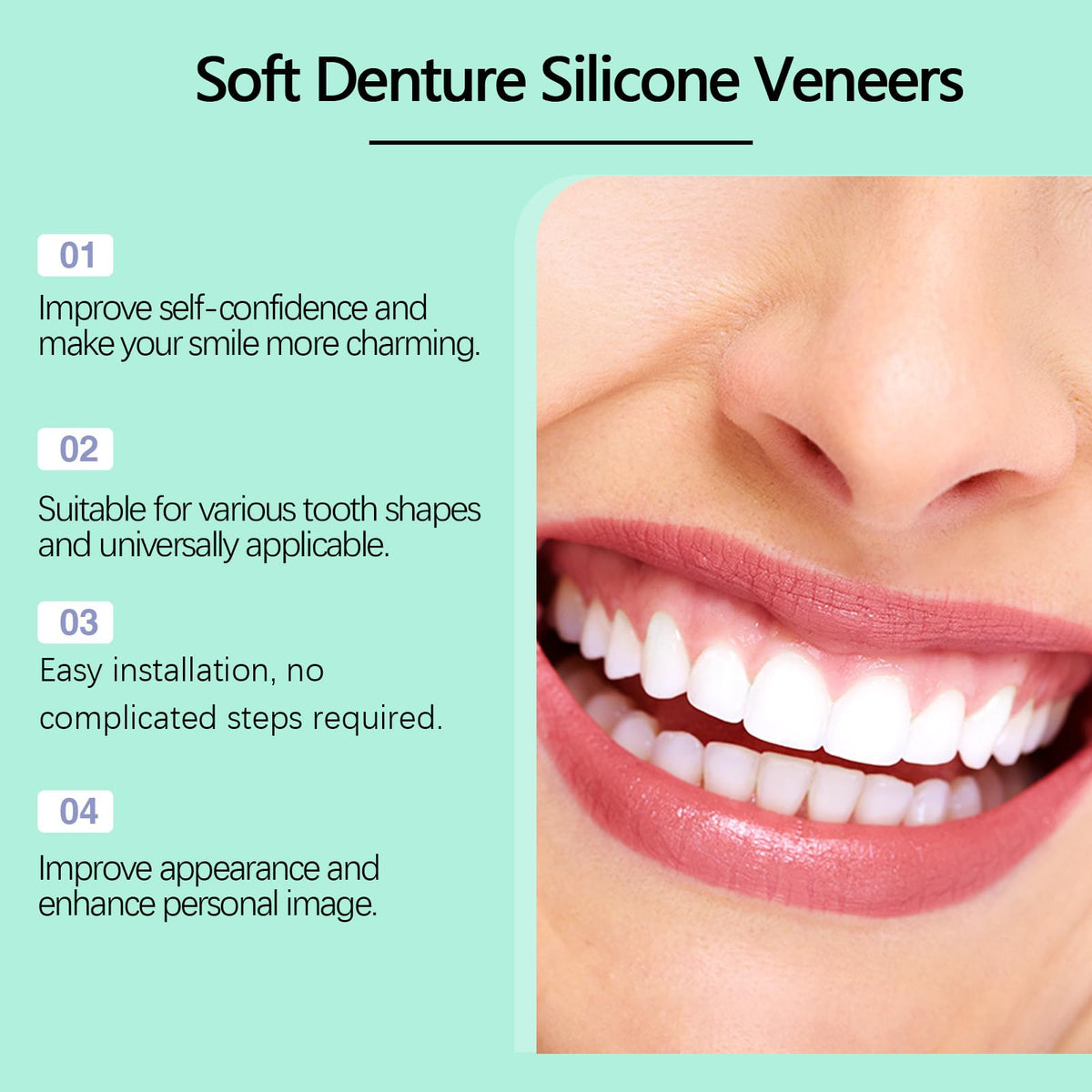 Silicone Veneers Upper & Lower Set Q19960