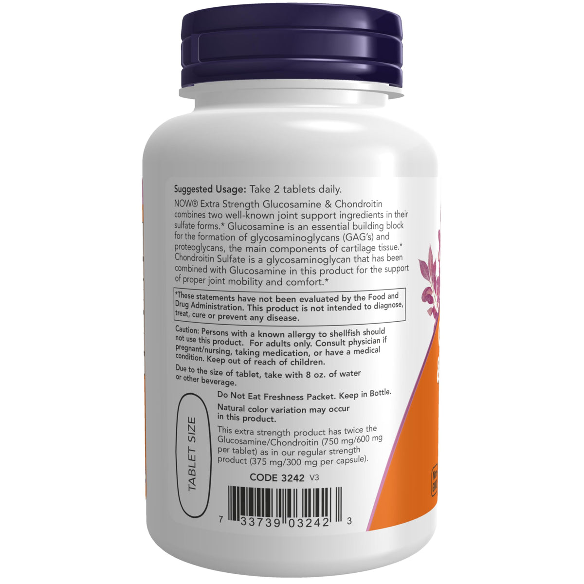 Glucosamine & Chondroitin 60 Tabs I98144