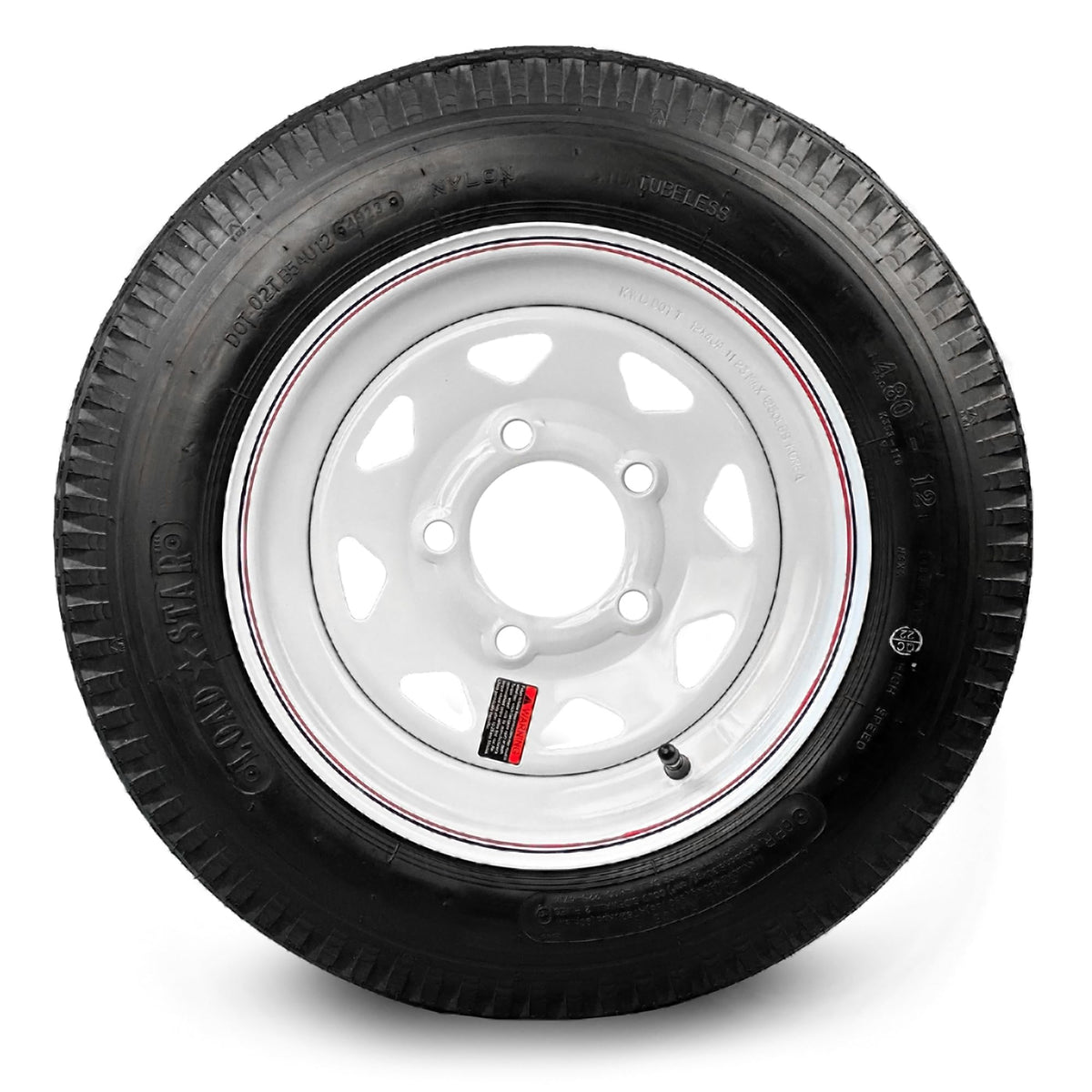 12in. Bias-Ply Trailer Tire and Wheel Assembly C241