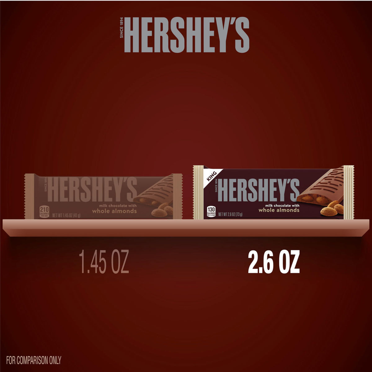 Milk Chocolate with Whole Almonds Candy Bar 2.6 oz B361243