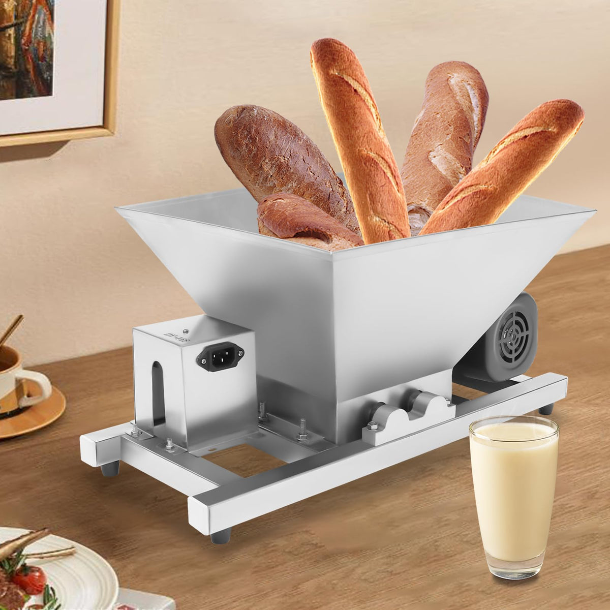 110V 60W 4L Stainless Steel Electric Fruit Crusher M3243