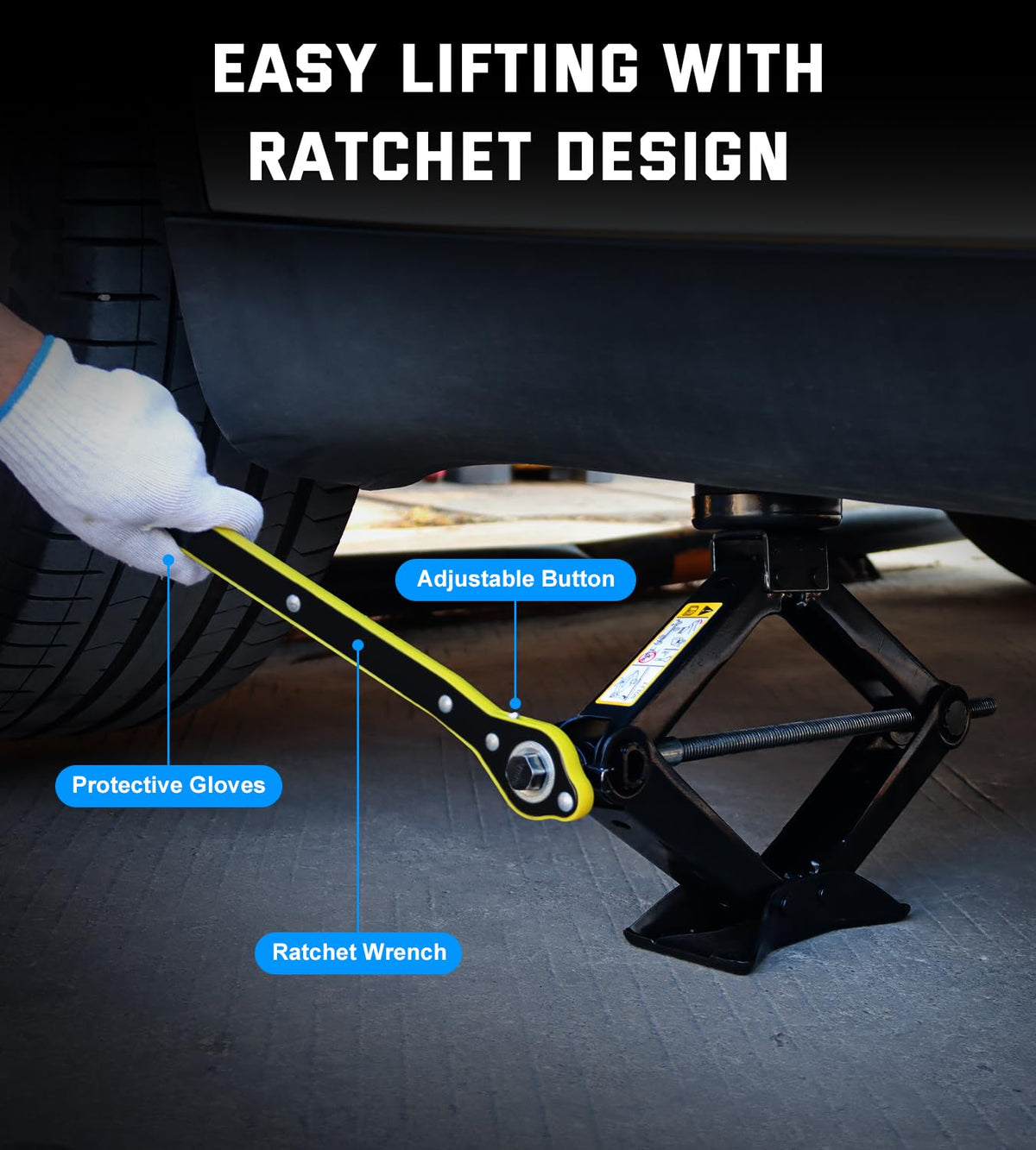 2.5 Ton Scissor Jack Kit G40507
