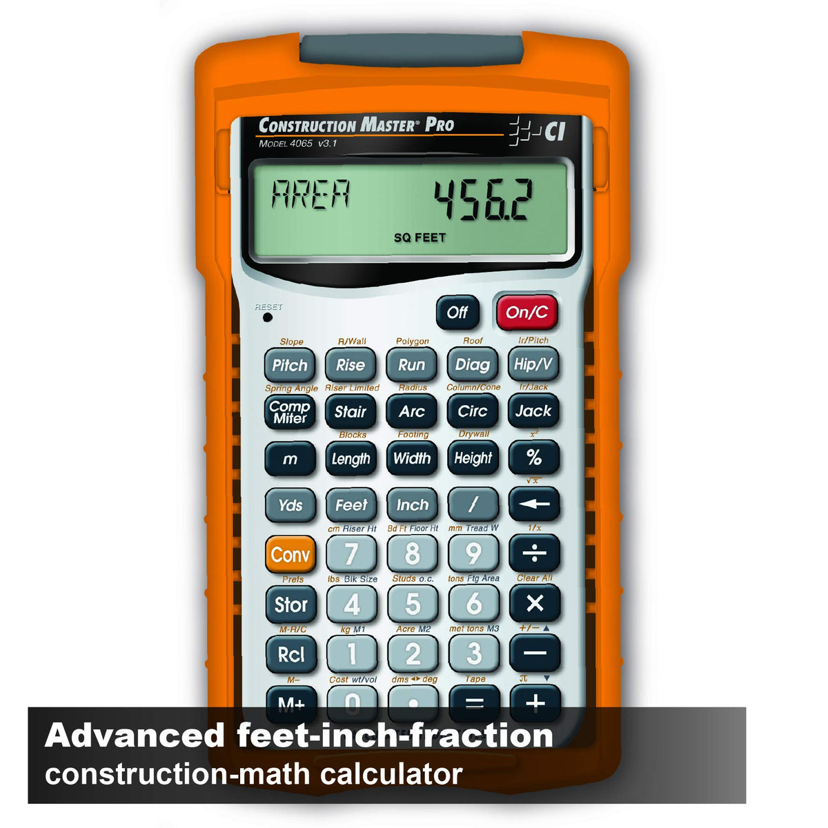 Construction Calculator + Architect Triangular Scale E6993