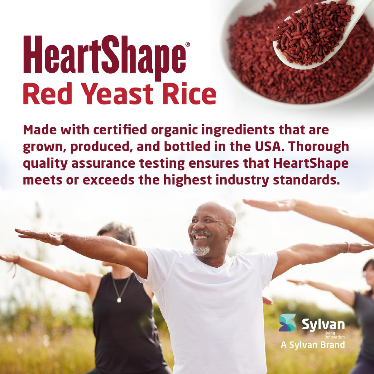 Red Yeast Rice Supplement 1,200 mg Organic Non-GMO 120 Capsules O5046