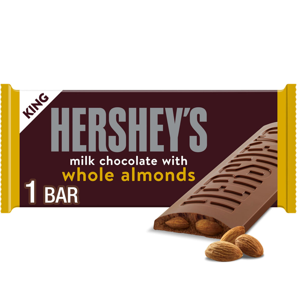 Milk Chocolate with Whole Almonds Candy Bar 2.6 oz B361243