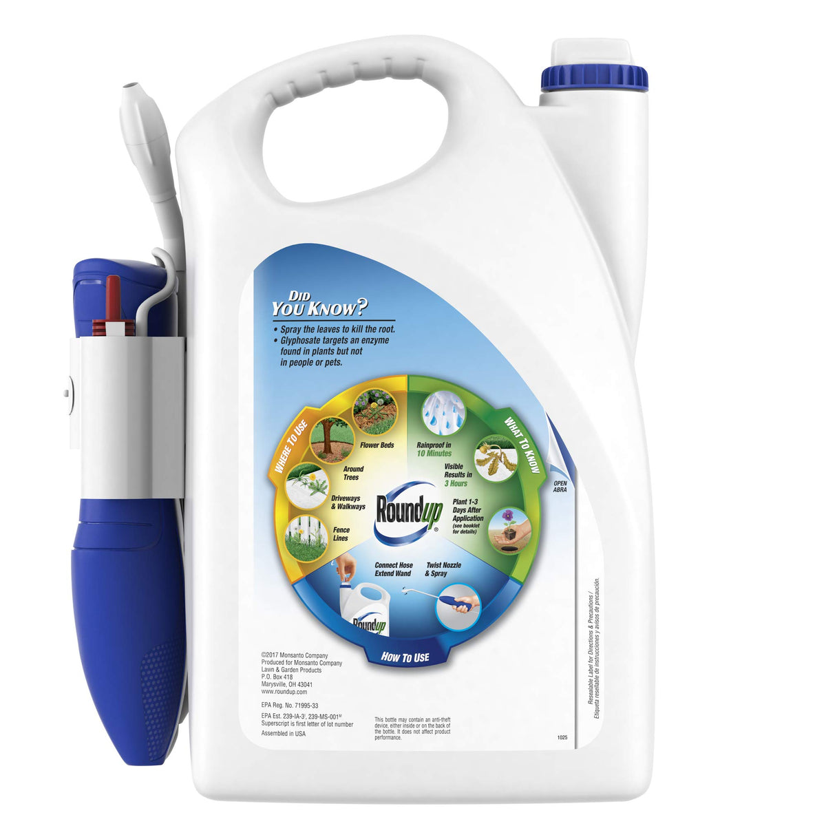 Ready-to-Use Weed & Grass Killer with Comfort Wand, 1.33 gal. W94459