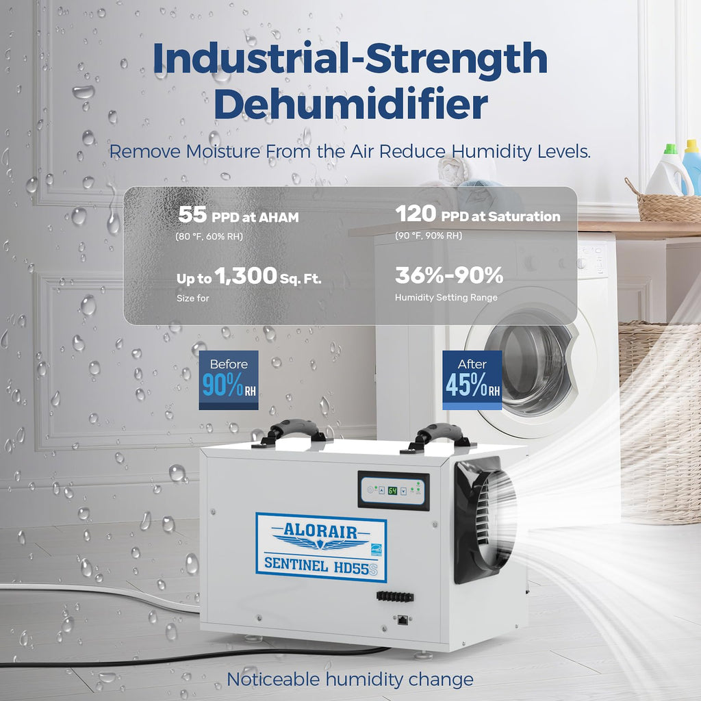120 Pints Wi-Fi Dehumidifier Q329389