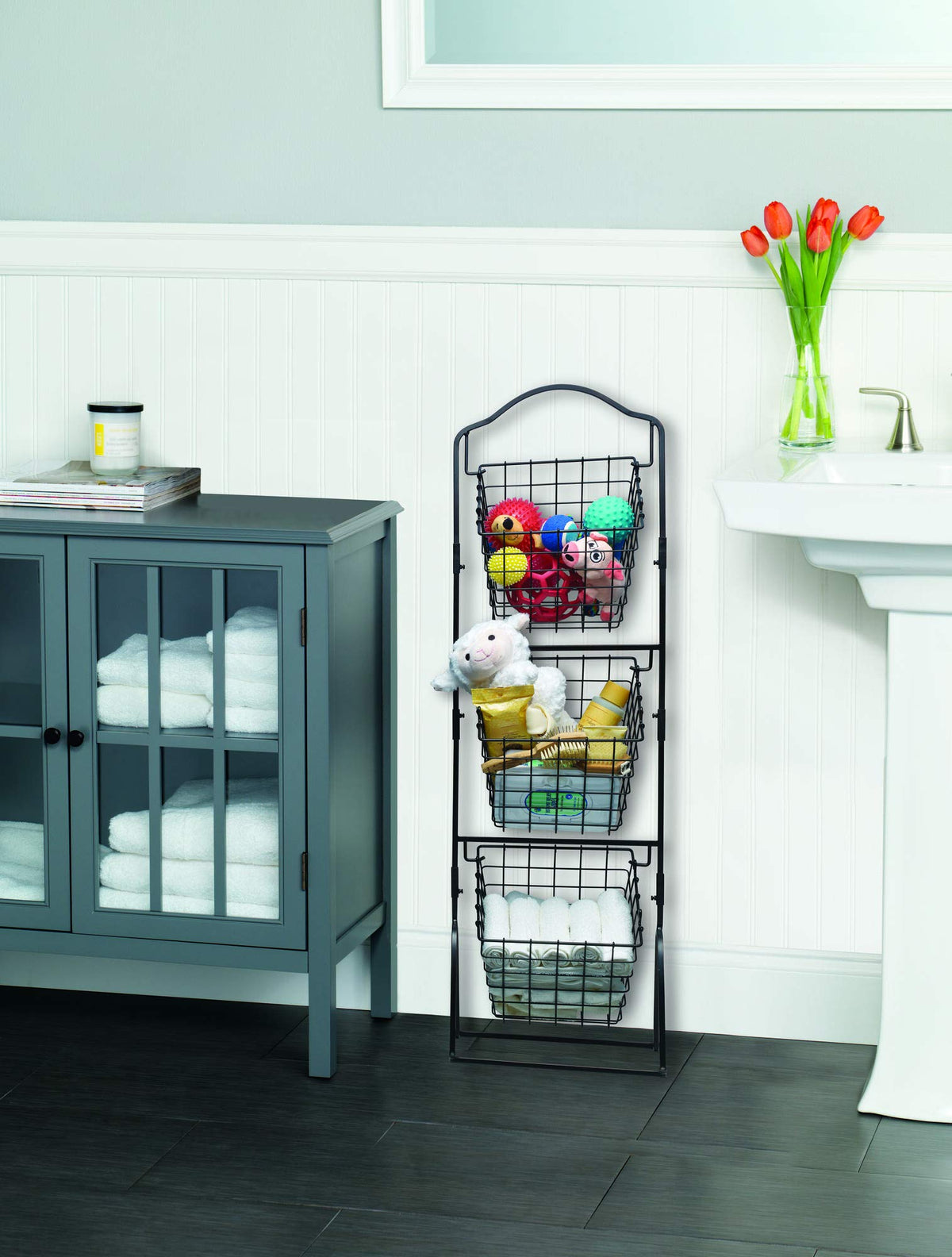 3-Tier Wire Market Basket N734335