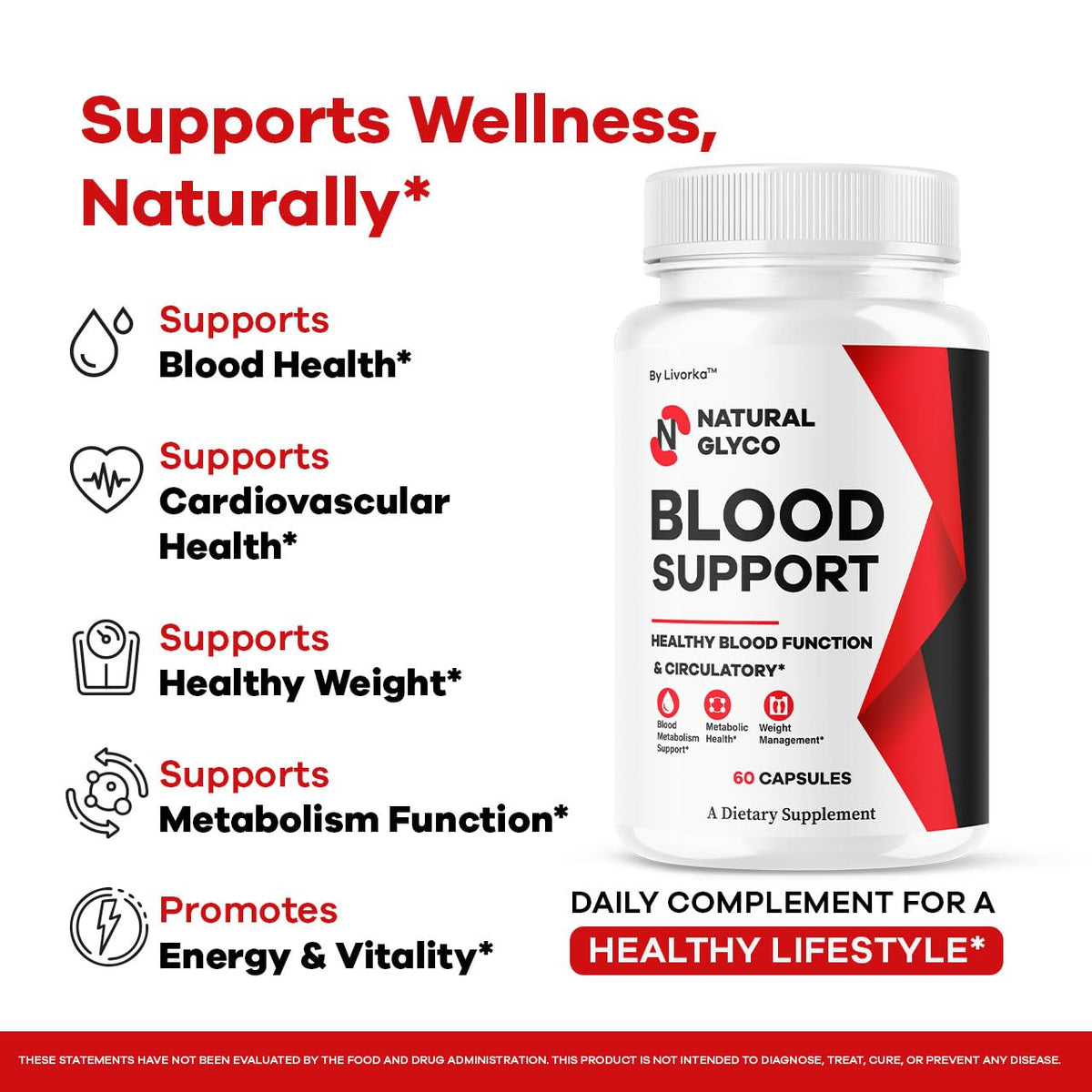 Natural Glycogen Supplement Capsules 180 Capsules M870