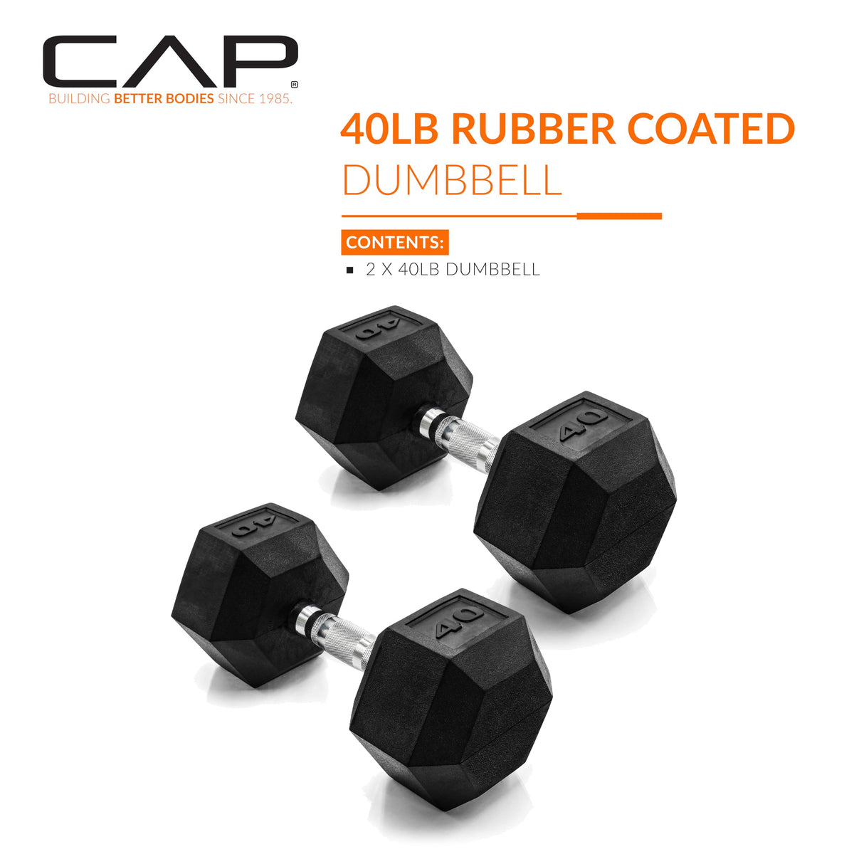 Rubber Coated Hex Dumbbells A527