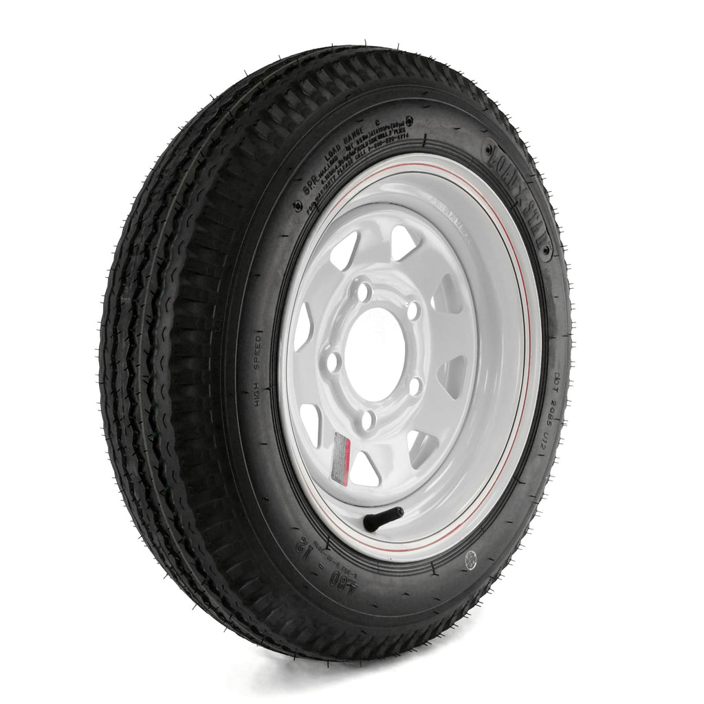 12in. Bias-Ply Trailer Tire and Wheel Assembly C241