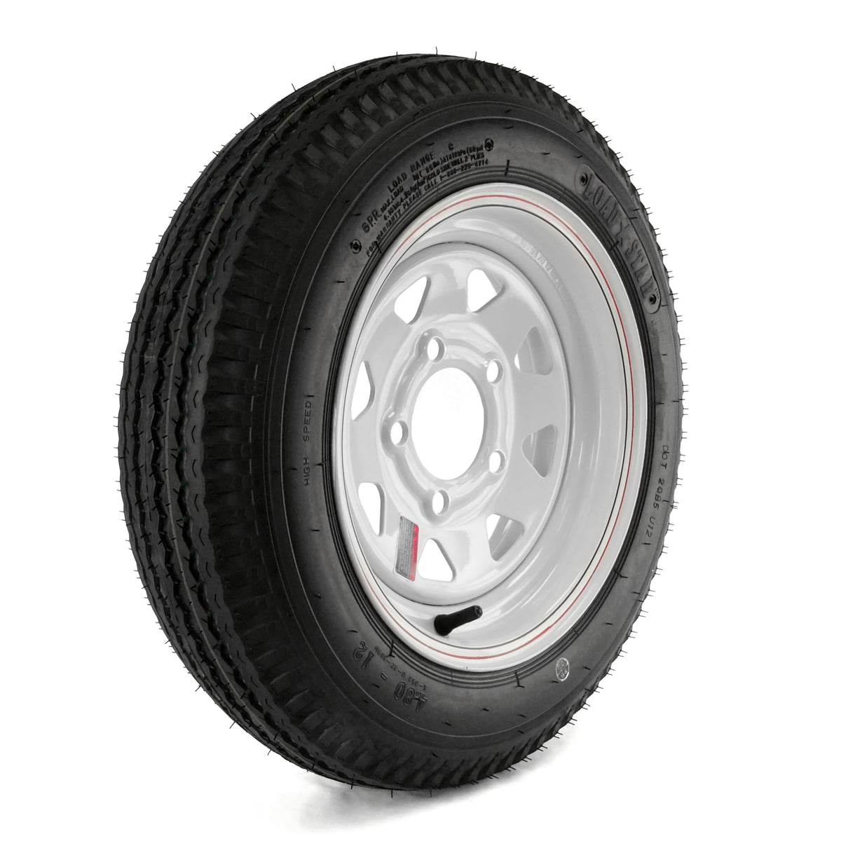 12in. Bias-Ply Trailer Tire and Wheel Assembly C241