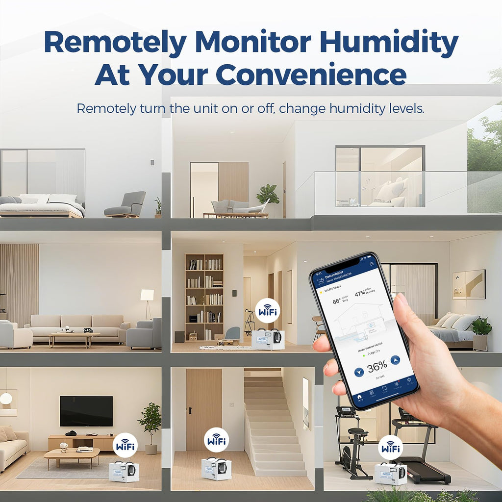 120 Pints Wi-Fi Dehumidifier Q329389