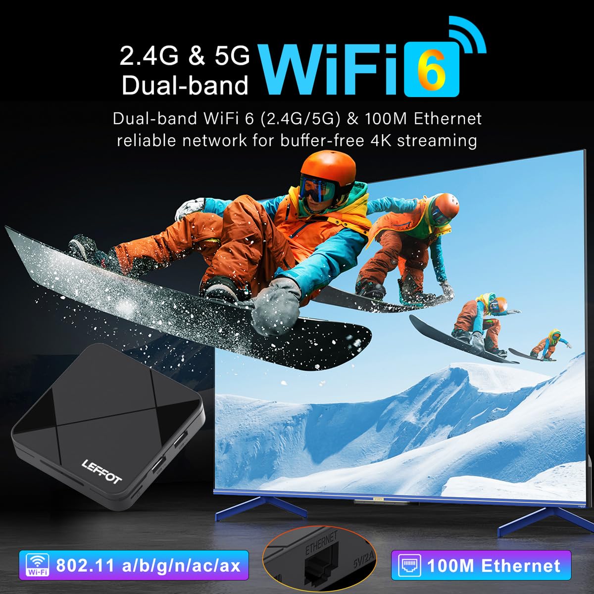 Android 14.0 4K Ultra HD TV Box U680