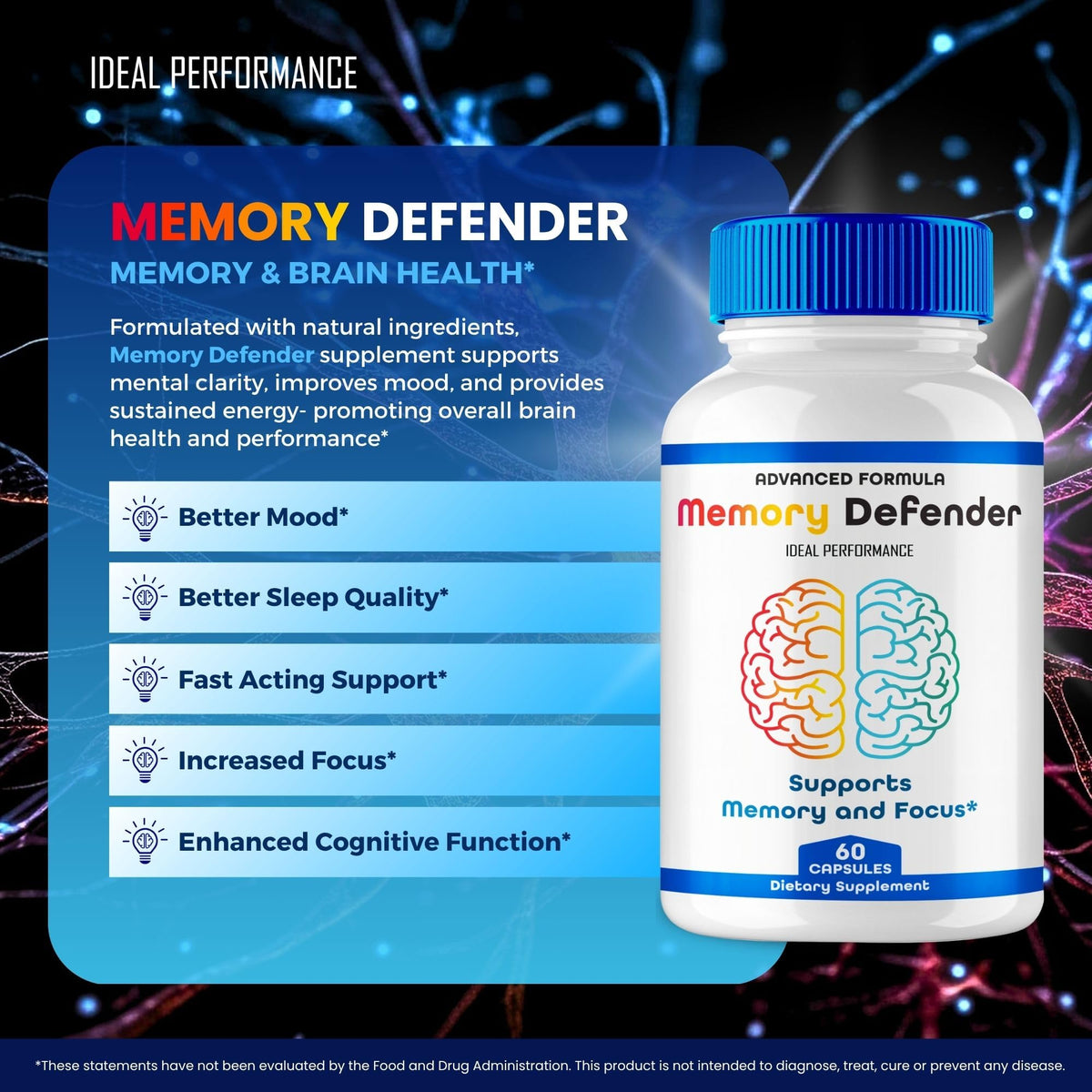 Memory Supplement Pills 2 Pack L6106