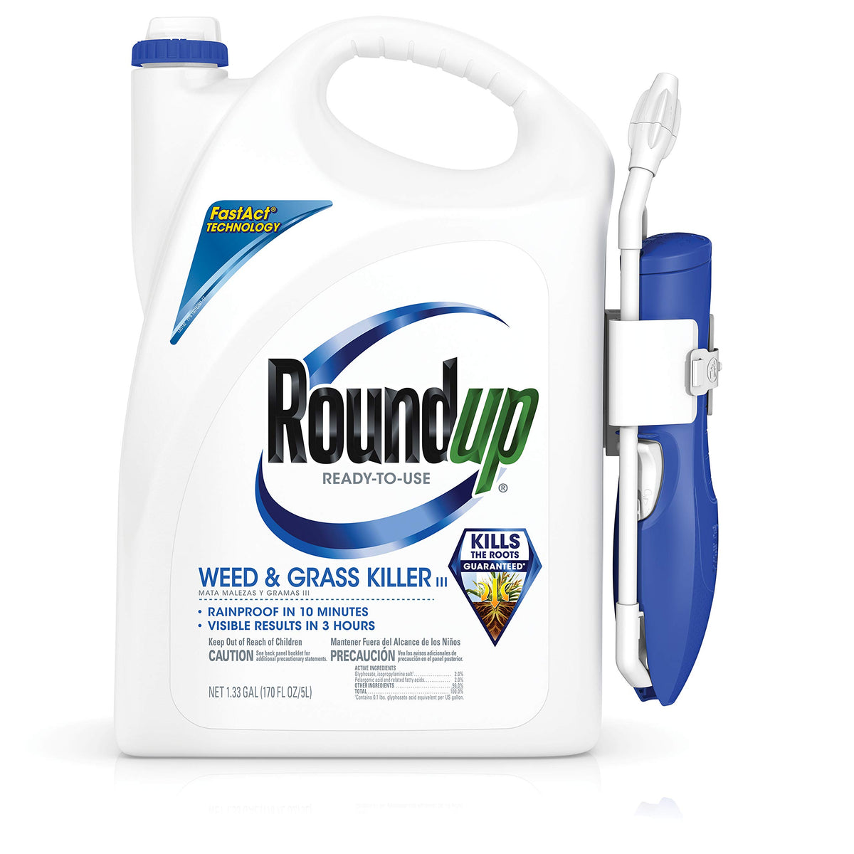 Ready-to-Use Weed & Grass Killer with Comfort Wand, 1.33 gal. W94459