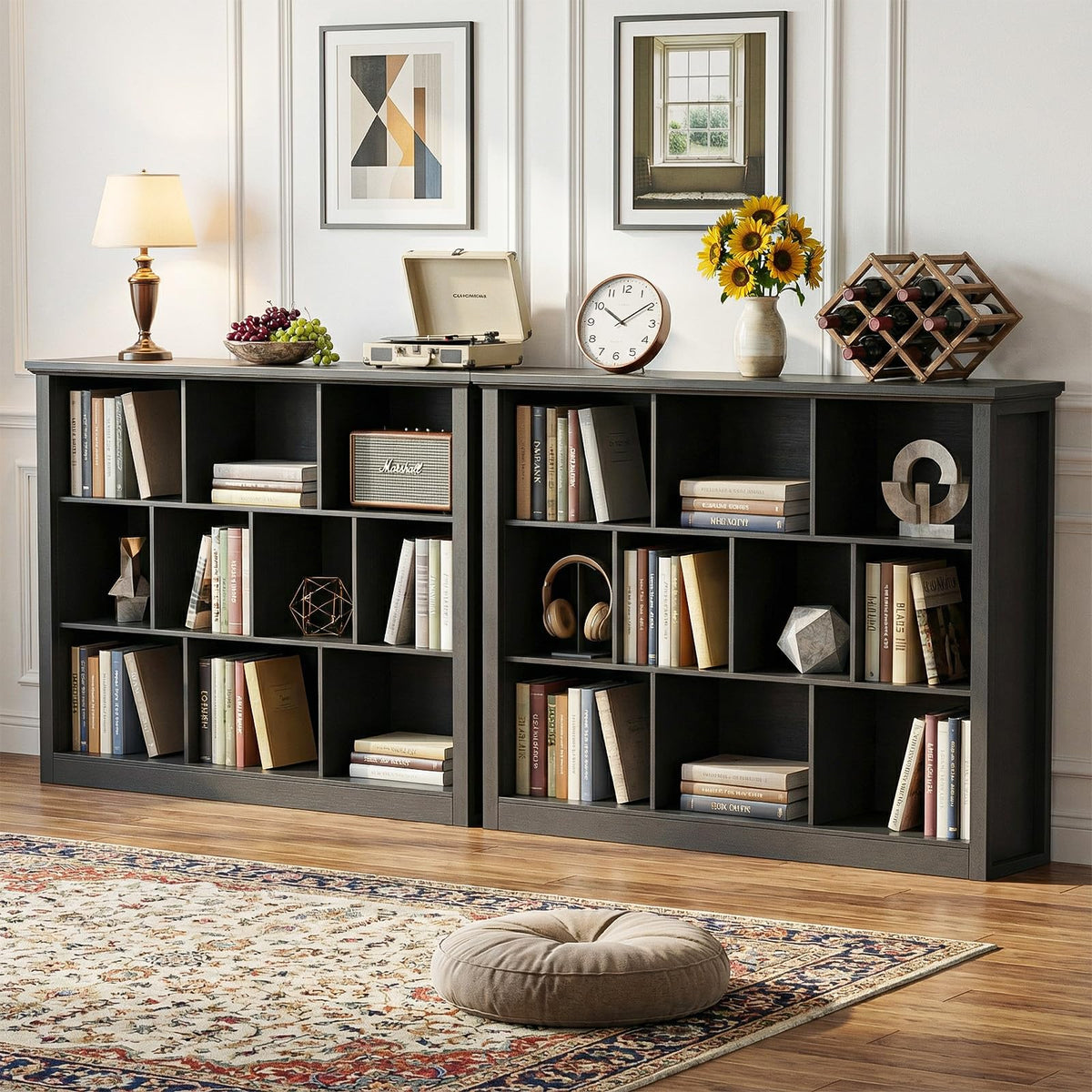 Black Cube Storage Shelf E98778