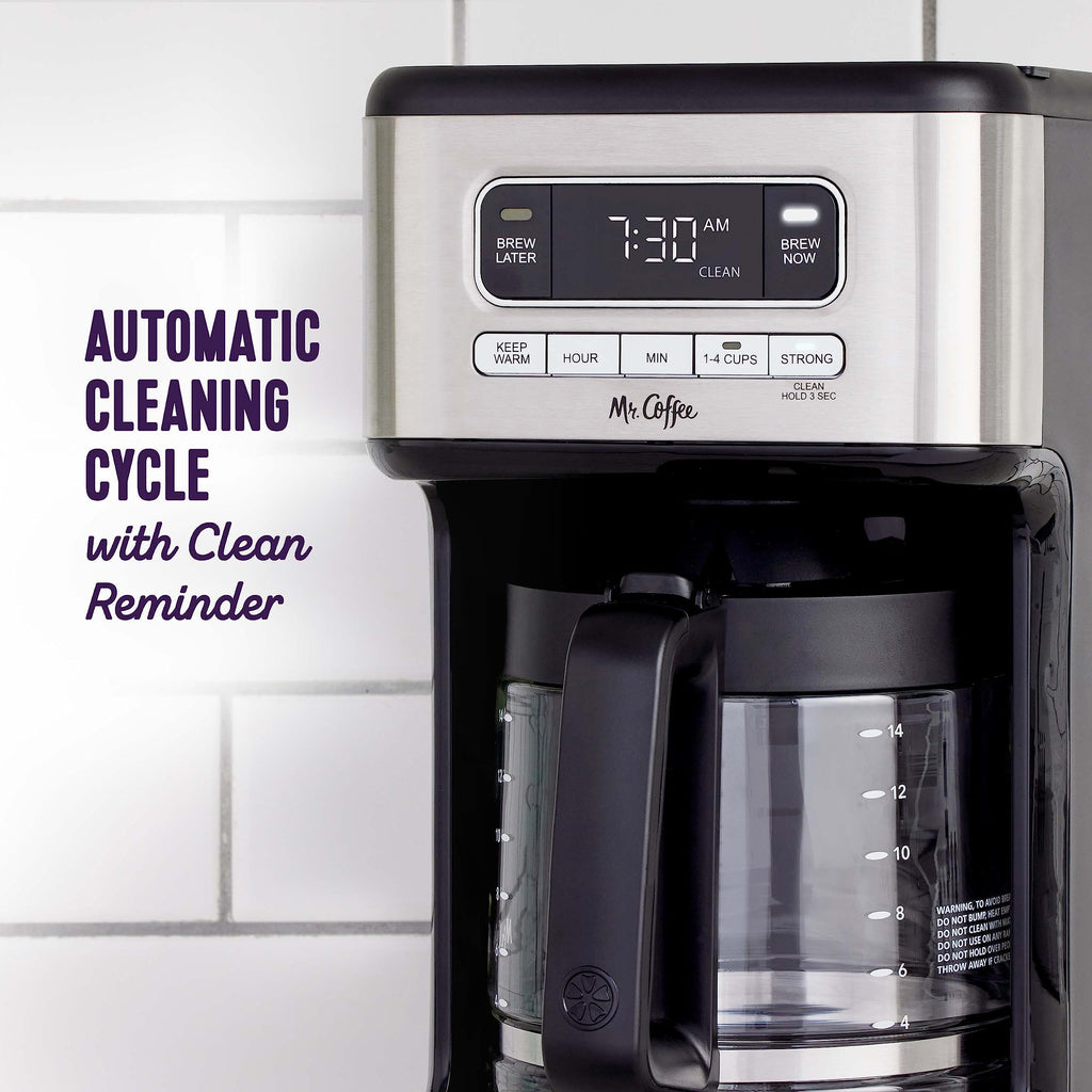 14 Cup Programmable Coffee Maker Stainless Steel Z918